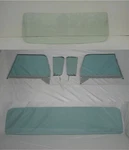 Green Glass 1960-63 Chevy Pickup Truck Front Sides W/chrome Frames Large Rear New. Price: $729.00.