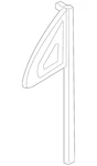 Genuine Audi Vent Window Assembly 4M0-845-114-H New. Price: $171.72.