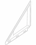 Oem New Ford Genuine 2013-2018 C-max Glass Quarter Window GM5Z-5829710-A. Price: $332.29.