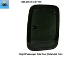 F85Z1829710BA 99 To 04 Ford F150 Rear Right Ext Cab Pop Out Window Glass Only Used. Price: $79.00.