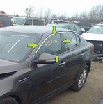 2011-2016 Kia Optima Left Driver Front Door Glass Window Used. Price: $100.00.
