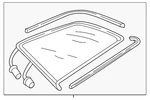 Genuine Audi Quarter Glass 4M0-845-298-AJ-NVB New. Price: $494.40.