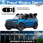 Window Privacy Film Precut Tint 2PLY 2021-2026 Ford Bronco Sport New. Price: $39.99.