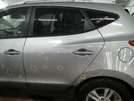 Driver Rear Side Door Electric With Cladding Fits 10-15 Tucson 104946629 Used. Price: $170.39.