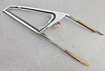 Nice Original Porsche 911 912 Targa Passengers Door Chrome Window Sekurit 1967 Used. Price: $450.00.