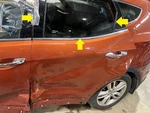 13-18 Hyundai Santa Fe Sport Driver Left Rear Side Tinted Door Glass Window Only Used. Price: $110.00.