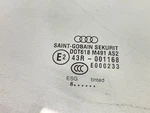 04-10 Audi A8 Front Right Passenger Door Glass W/o Laminated Used. Price: $149.99.