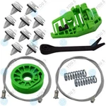 For Bmw 3 Series E90 Electric Window Regulator Repair Kit Cable Pull + Clips Rear Right Neu. Price: $17.24.