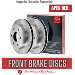 Brake Discs Pair Front For Tesla Model X Electric 15- Apec New. Price: $193.31.