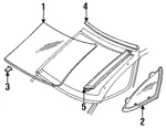 Genuine Gm Side Glass 10148595 New. Price: $112.79.