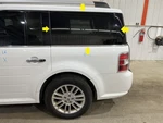 09-17 Ford Flex Driver Left Rear Quarter Window Glass Only Used. Price: $200.00.