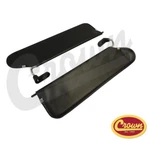 Crown RT52001 Black Sun Visor Set Fits 03-06 Jeep Wrangler Tj New. Price: $54.95.