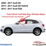 Fits 2009-2017 Audi SQ5 Driver Left Side Front Door Window Glass New. Price: $115.00.