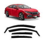 Voron Glass In-channel Extra Durable Rain Guards For Honda Civic 2016-2021 Se... New. Price: $113.99.