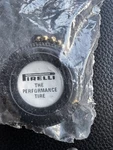Vintage Old School Pirelli Rubber Tire Car Keychain Automobile Racing Bag Used. Price: $32.00.