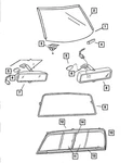 Genuine Mopar Slider - Manual Rear Window Kit 55346644AG New. Price: $1865.30.