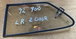Window-left Rear. Saab 900 To 1993. 3-DOOR Coupe Used. Price: $75.00.