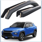 Side Window Deflectors Rain Guards For 2021-2026 Chevy Trailblazer Shatterproof New. Price: $75.00.