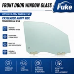 Fits 2015-2024 Ford F-150 Passenger Right Side Front Door Window Glass Tempered New. Price: $64.00.