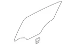 Genuine Kia Door Glass 83420-H9320 New. Price: $114.26.