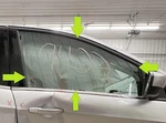 2015-2019 Ford Escape Right Passenger Front Door Glass Window Used. Price: $110.00.