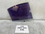 01-06 Oem Bmw E46 325I 330I Rear Passenger Right Side Window Glass Tinted 60K Used. Price: $69.95.