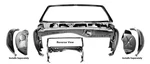 Chevy Camaro Windshield/cowl Assembly Convertible 1968 New. Price: $1697.85.