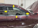 11-24 Dodge Durango Passenger Right Front Door Glass Window Only Used. Price: $110.00.