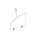 Oem New Mopar 2017-2024 Pacifica Voyager Front Door Glass Rh 68231938AB. Price: $327.55.