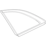 Genuine Mercedes-benz Oe Side Window, Fixed 294-670-19-00 New. Price: $319.45.