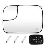 Youxmoto Driver Side Heated Mirror Glass, (left), Black. Price: $28.99.