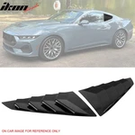 Fits 24-26 Ford Mustang S650 Coupe Side Window Louvers Scoop Carbon Fiber Print New. Price: $47.99.