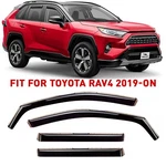 Rain Guards Vent Visors Shade For 2019-2025 Toyota RAV4 Shatterproof New. Price: $62.99.