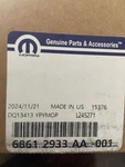 Genuine Mopar Quarter Window Glass Left Sealed New Box 68612933AA L41. Price: $345.00.
