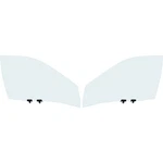 Door Glasses Set Of 2 Front Driver & Passenger Side Left Right For I35 I30 Pair New. Price: $78.02.