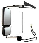 New Driver Side Chrome Heat Door Mirror For International 4300 4400 7400. Price: $389.00.