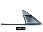 Rear Side Body Glass Bentley Bentayga 2017 Left Front 36A845113G Used. Price: $234.42.