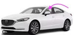 Fits: 2018-2021 Mazda 6 4D Sedan Driver Side Left Front Door Window Glass New. Price: $255.95.