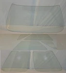 1963 Corvette Split Window Coupe Glass Windshield Vent Door Rear Back Set Clear New. Price: $749.00.