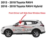 Fits 2013-2018 Toyota RAV4 Driver Side Left Front Door Window Glass New. Price: $77.00.