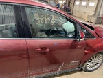 13-18 Ford Cmax 4 Dr Passenger Right Front Power Door Ruby Red Paint Used. Price: $300.00.
