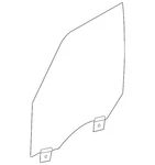 Genuine Land-rover Door Glass LR100087 New. Price: $501.72.