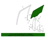 New Genuine Nissan Glass Rr Wnd Rh Oe 82300EZ00C. Price: $310.70.