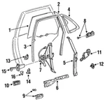 Genuine Toyota Movable Glass 68104-32120 Qty New. Price: $37.91.
