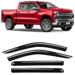 Voron Glass Tape-on Extra Durable Rain Guards For Trucks Silverado 19-26 New. Price: $88.02.