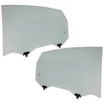 Pair Set Of 2 Door Glasses Rear Driver & Passenger Side Sedan Left Right New. Price: $161.79.