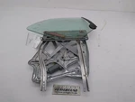 Saab 900 Convertible Passenger Right Quarter Window Glass With Motor 95-98 Used. Price: $89.44.