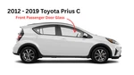 Fits 2012-2019 Toyota Prius C Passenger Right Side Front Door Window Glass New. Price: $72.00.
