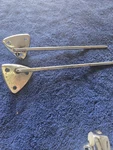 1963-64 Ford Galaxie Mercury Monterey Right Hand Sunvisor Bracket Original New. Price: $65.00.