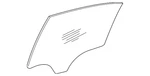 Genuine Mercedes-benz Movable Glass 214-735-22-00 New. Price: $446.40.